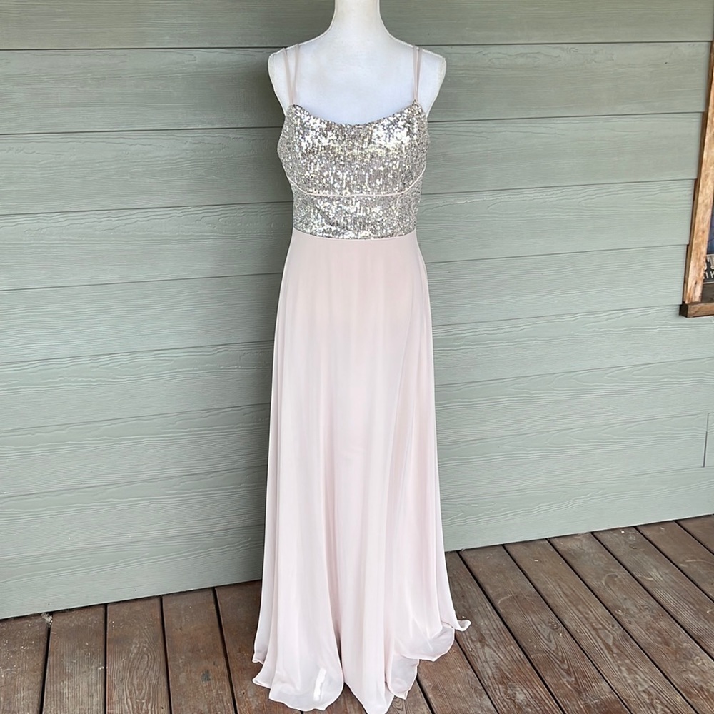 Cachet Sequined Gown - New with Flaws